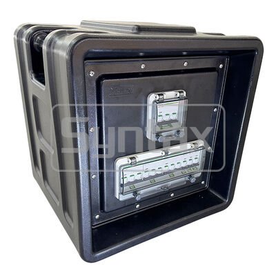 Syntax MD1 Three Phase 63A/5P HDPE Portable Distribution Box IP67 Waterproof for Stage Light Applications