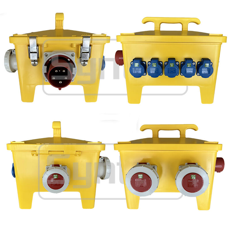 Syntax MP24 IP67 Waterproof Portable Power Distribution Boards 63A Three phase 400v 37*34*33CM