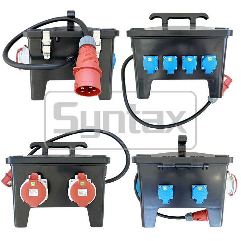 Syntax MP24 IP67 Waterproof Portable Power Distribution Unit 32A/5P with Polycarbonate Resin Construction