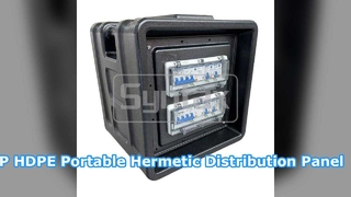 Painel de distribuição hermético portátil IP67 do HDPE trifásico da sintaxe MD1 100AMP impermeável com difere
