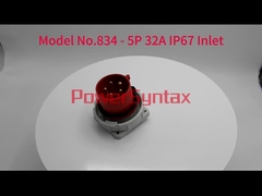 Modelo No .834 - entrada de 5P 32A IP67