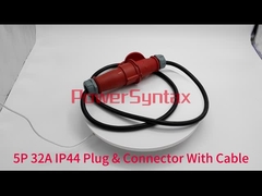 tomada & conector de 5P 32A IP44 com cabo