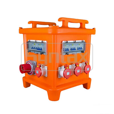 Sintagma MK2 Caixa de distribuição de energia portátil 125A 3PH 400v Distro HDPE à prova d'água 46*46*55CM